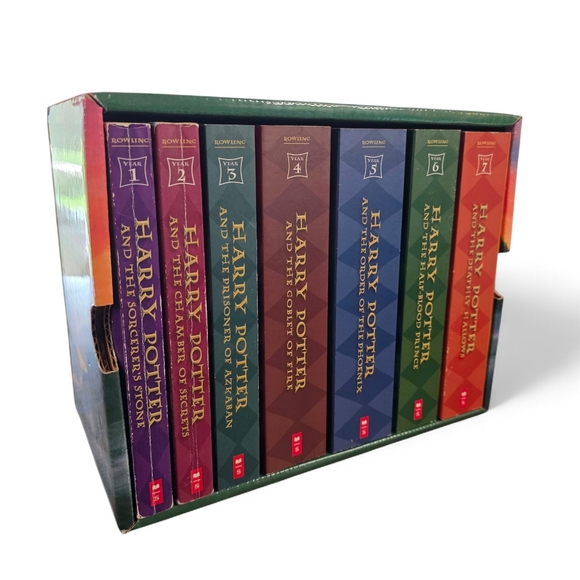 Harry Potter Paperback Boxed Set – Complete 7 Book Series by J.K. Rowling - Picture 1 of 10